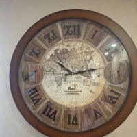 ساعت دیواری چوبی|ساعت دیواری و تزئینی|رشت, کاکتوس|دیوار