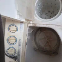 ماشین لباسشویی دوقلو صحیح و سالم|ماشین لباسشویی و خشککن لباس|زابل, |دیوار