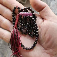 تسبیح سنگ یاقوت سیلان|جواهرات|کوهدشت, |دیوار