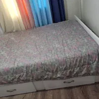 تخت خواب دونفره و تخت و کمد کودک
