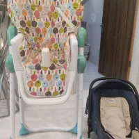 کالسکه و صندلی غذای بچه و صندلی ماشینی و کریر