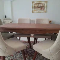 میز نهارخوری ۶ نفره قابل استفاده جهیزیه