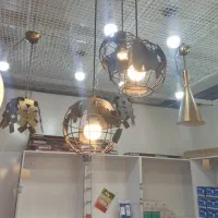 لوستر ۳ شعله کره ای