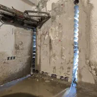 کُرگیری و برش بتن مصلح ،کاشت ارماتور و صفحه پلیت