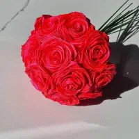 گل روبانی ابدی|گل مصنوعی|بندر گناوه, |دیوار