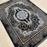 فرش افشان درسا سورمه ای/۲۵۵۰تراکم با تاروپود پنبه|فرش|شیراز, لاله|دیوار