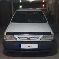 پراید ۹۰ یک طرف رنگ