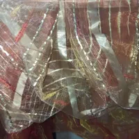 پرده با چوب پرده|پرده، رانر، رومیزی|مشهد, خواجه ربیع|دیوار