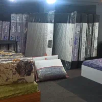تخت تشک روتختی بالش|تخت و سرویس خواب|لنگرود, |دیوار