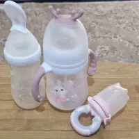 شیشه شیر و سرلاک خوری و پوره خوری