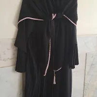 مانتو بلند سایز ۴۶  و روسری پلیسی