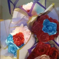 گل روبانی|گل مصنوعی|دورود, |دیوار