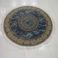 فرش گرد ریزبافت