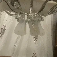 ۳ عدد لوستر کریستالی|لوستر و چراغ آویز|قشم, |دیوار