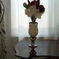 گلدان نقره ای رو میزی