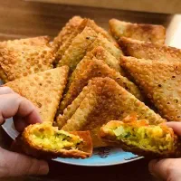 سمبوسه سیب زمینی و سبزیجات اصل آبادان