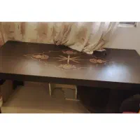 میز 6 نفره پایه ها قابلیت جدا شدن دارد