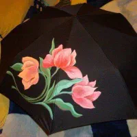 کاستومایز چتر ( نقاشی روی چتر)