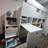 تخت خواب کودک و نوجوان پله دار