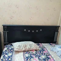 تخت خواب دونفره چوبی 200*160 سانتیمتر|تخت و سرویس خواب|گرمدره, |دیوار