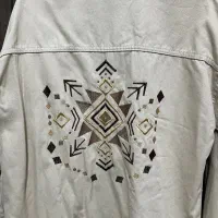 کت کتان رنگ کرم استخونی