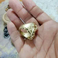 انگشتر قدیمی عطیقه خیلی قدیمی شمایل جن مثل طلا|بدلیجات|آبادان, |دیوار