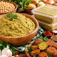 خمیر فلافل خانگی