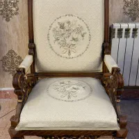 مبل استیل و میز نهار خوری ۸ نفره در حد نو و سالم|مبلمان خانگی و میز عسلی|تهران, سازمان آب|دیوار