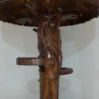 فروش فوری میز بار و صندلی چوب گردو دستساز|صنایع دستی و سایر لوازم تزئینی|نور, |دیوار