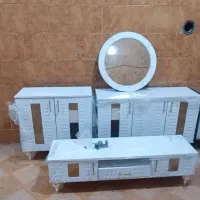 ست کامل آینه ای میز تی وی کنسول آینه جاکفشی