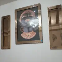 تابلو،۳چرخه،تشک۲نفره،آیینهومیز درحدنو