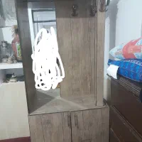 کمد جالباسی و جاکفشی همراه آینه