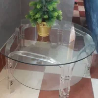 میز عسلی شیشه ای ۱۶۰۰