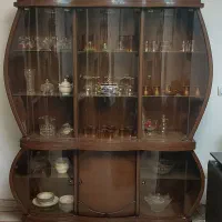 بوفه چوبی دو تکه