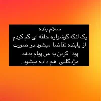 گوشواره گم شده