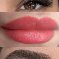 مدل میکروبلیدینگ و یک مدل شیدینگ برای لب تیره