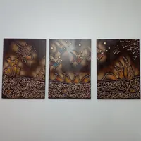 تابلو چوبی ۳ تکه|تابلو، نقاشی، عکس|تهران, جوادیه تهرانپارس|دیوار