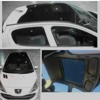 فروش خودرو207پانا سقف شیشه ارتقاء یافته قالپاق