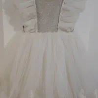 لباس عروس بچگانه با تاج