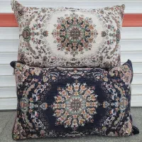 روبالشتی شانل مستطیلی/ برگ بالش  شانل  چهار گوش