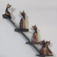 ست کامل فیل چوبی همراه با باکس چوبی|مجسمه، تندیس، ماکت|اراک, |دیوار