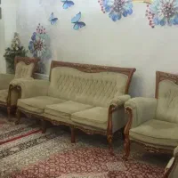 مبل ۷ نفره سوئدی تمام چوب راش