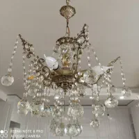 لوستر برنزی ، ۵ شاخه|لوستر و چراغ آویز|بندرعباس, |دیوار