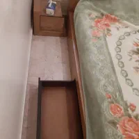 تخت دو نفره تمام چوب با تشک طبی رویال|تخت و سرویس خواب|تهران, نارمک جنوبی|دیوار