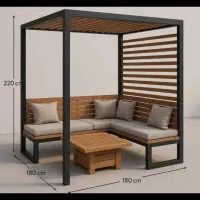 تولید انواع آلاچیق و فلزو چوبی|خدمات پیشه و مهارت|دزفول, |دیوار