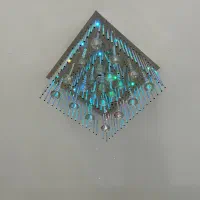 دو عدد لوستر سقفی اسپیکردار بلوتوثی در حد نو|لوستر و چراغ آویز|شیراز, شهرک گلدشت محمدی|دیوار