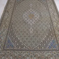 فرش ۶متری ماشینی سبز وطوسی