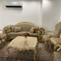 مبل سلطنتی به همراه ناهار خوری|مبلمان خانگی و میز عسلی|ساری, |دیوار