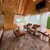 کلبه سوئیسی جکوزی دار بارگاه اربکله|اجارهٔ کوتاه‌مدت ویلا و باغ|رامسر, |دیوار