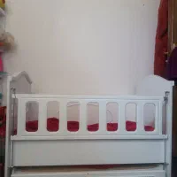 تخت گهواره ای  بچه گانه|تخت و صندلی بچه|کرمان, |دیوار